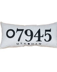 Canvas Zip Code Pillow - Mendham - Home & Lifestyle