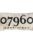 Canvas Zip Code Pillow - Morristown - Home & Lifestyle