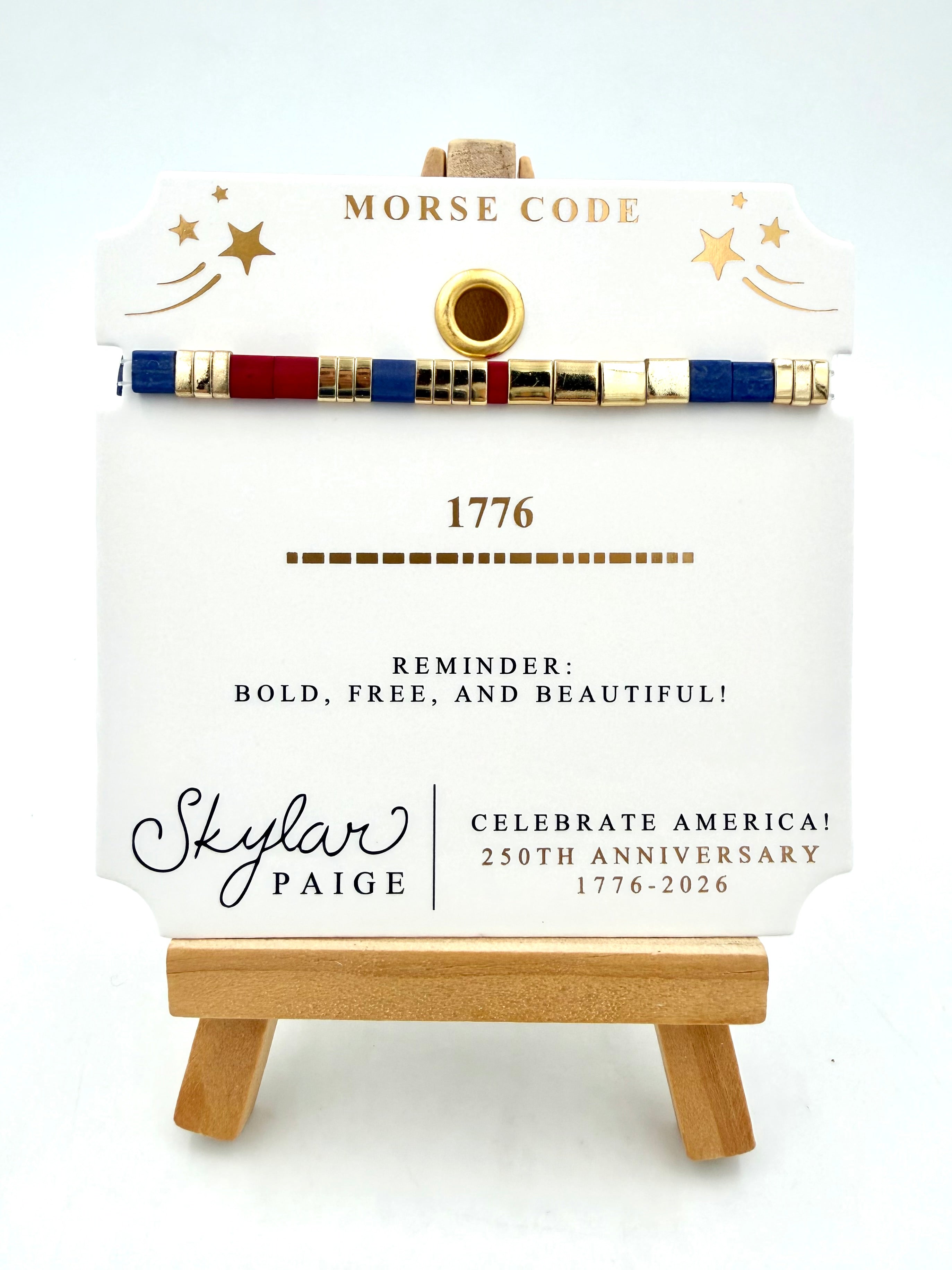 Morse Code Tila Bracelet