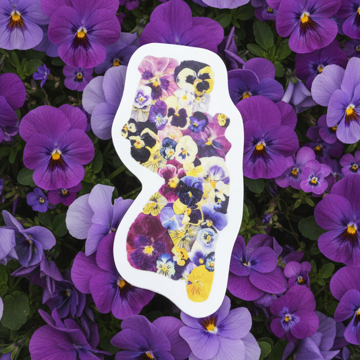 Pressed Flower Print - Vinyl Stickers