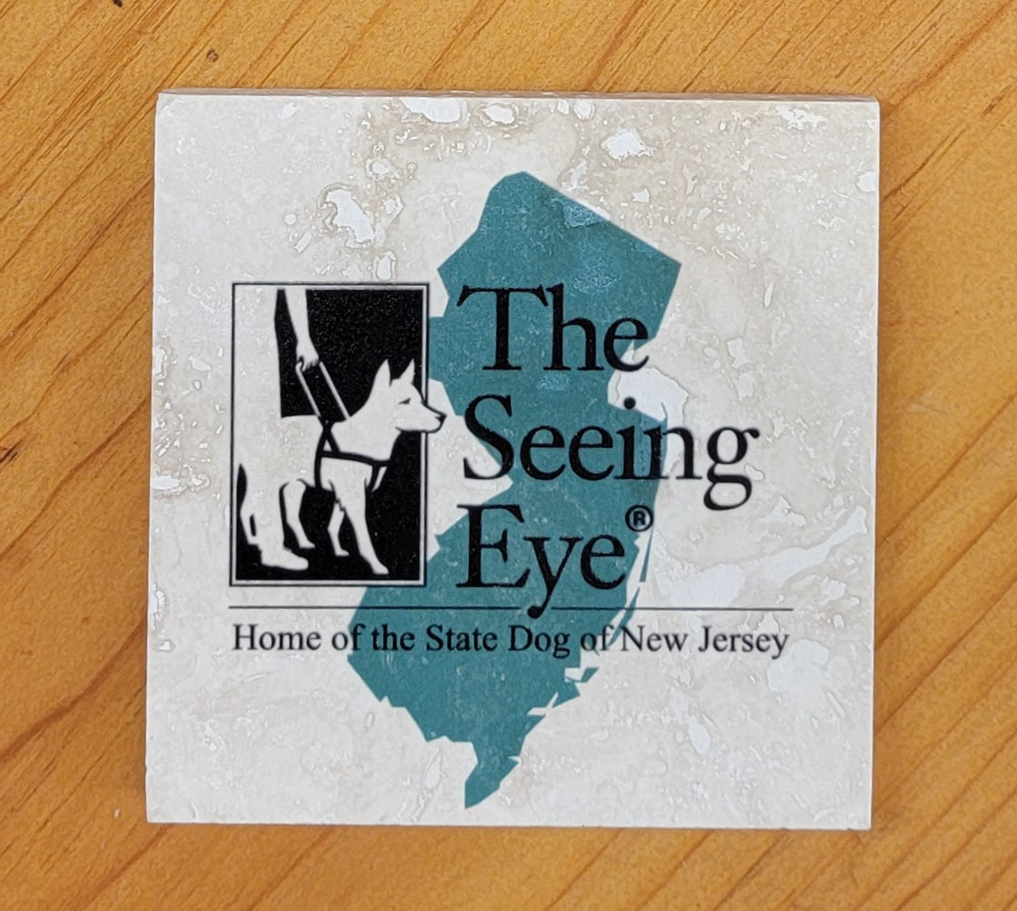 The Seeing Eye Coaster, Guide Dog, NJ State Dog Coaster