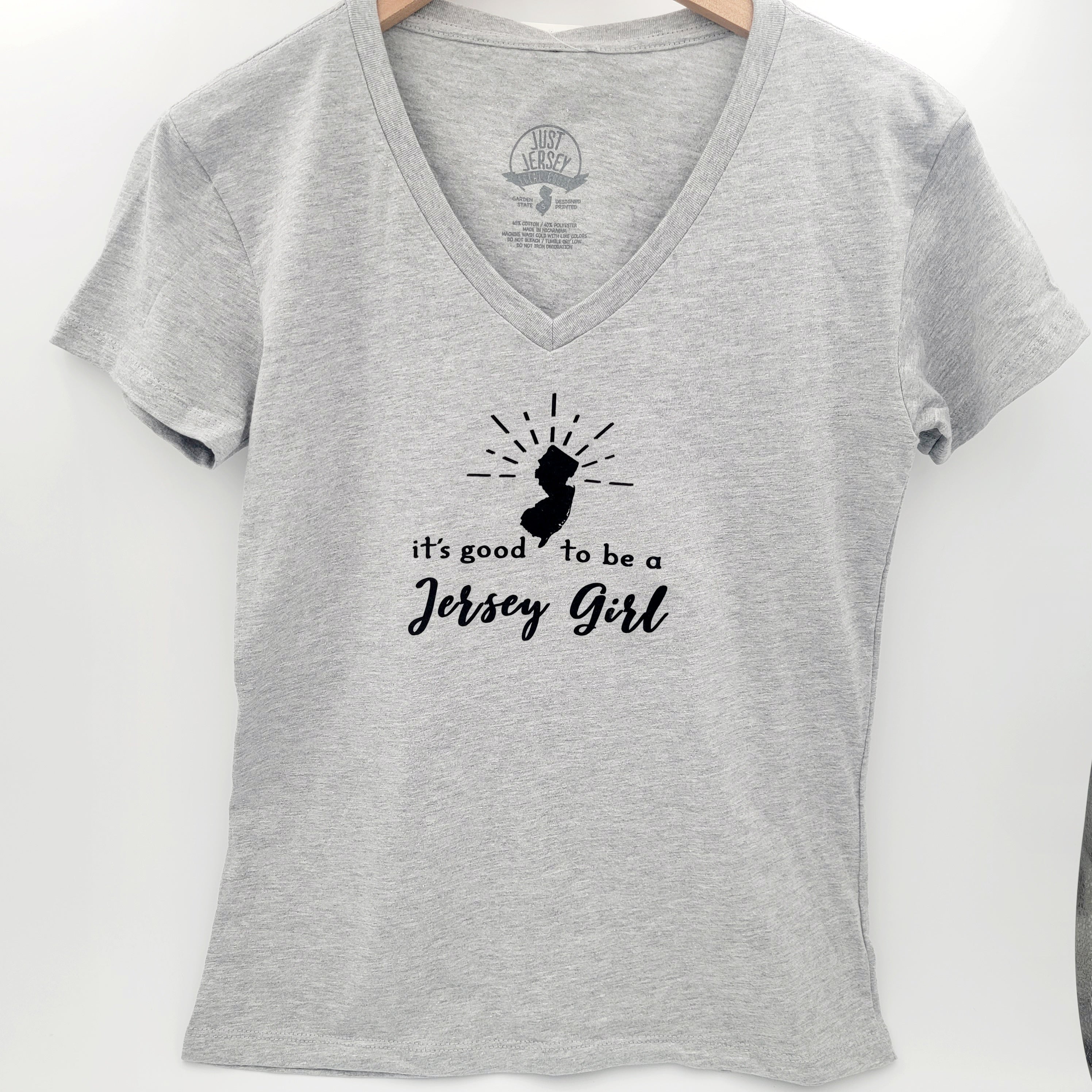 It&#39;s Good to Be a Jersey Girl - V-Neck T-Shirt