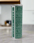 What Exit Sign Tumbler