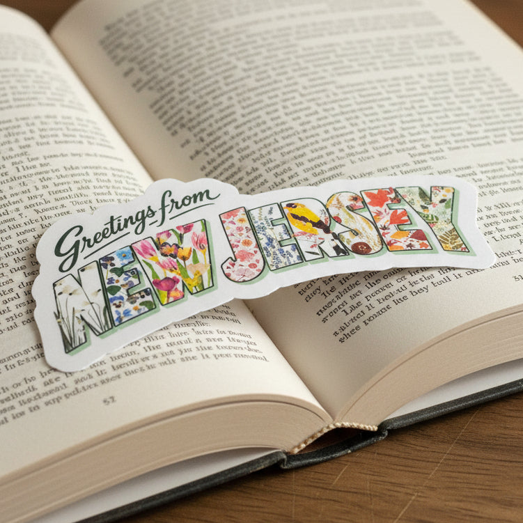 Pressed Flower Print - Paper Bookmarks