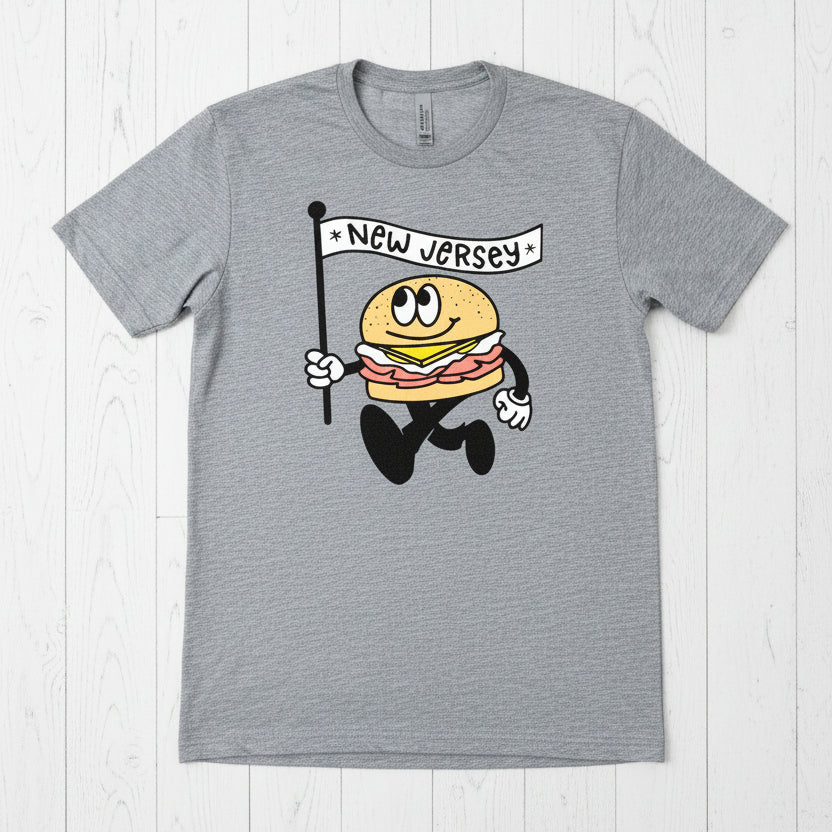 Marching Breakfast Sandwich - Gray T-Shirt