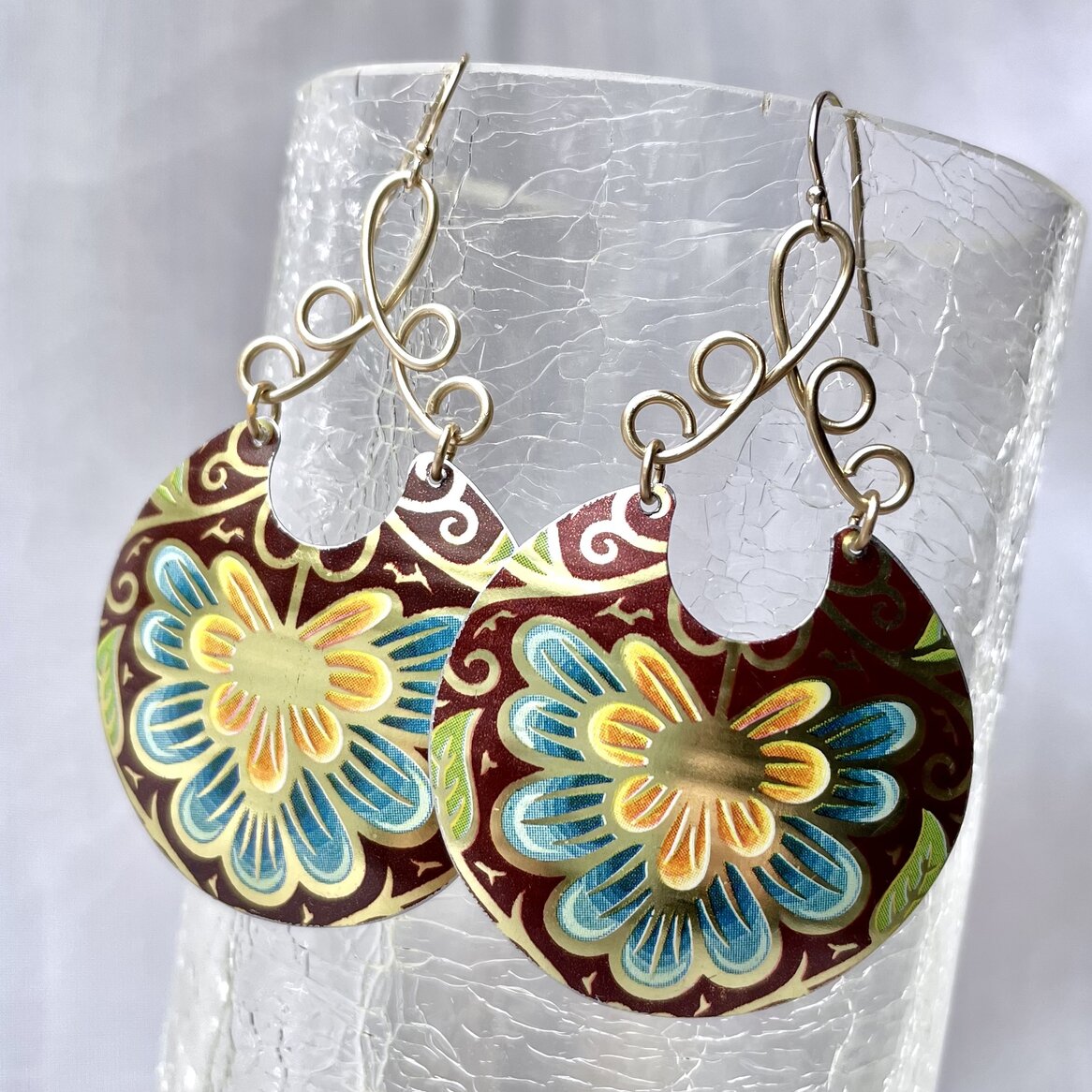 Recycled Tin Earrings