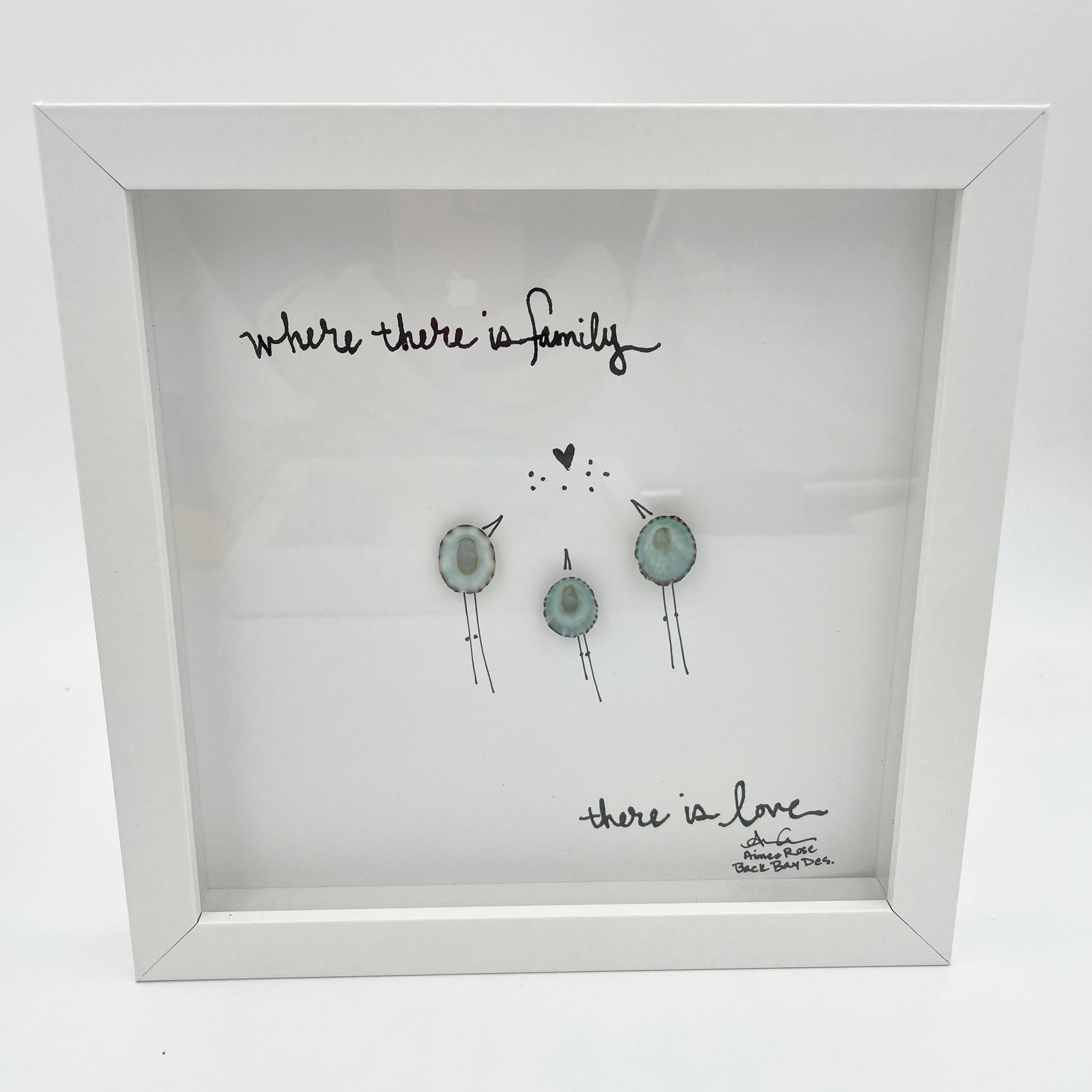 Sea Glass Art - Family Themed