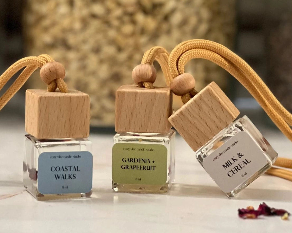 Square-Shaped Car Diffuser (8 mL) – Just Jersey