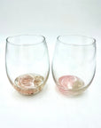Sunset Stemless Wine Glasses
