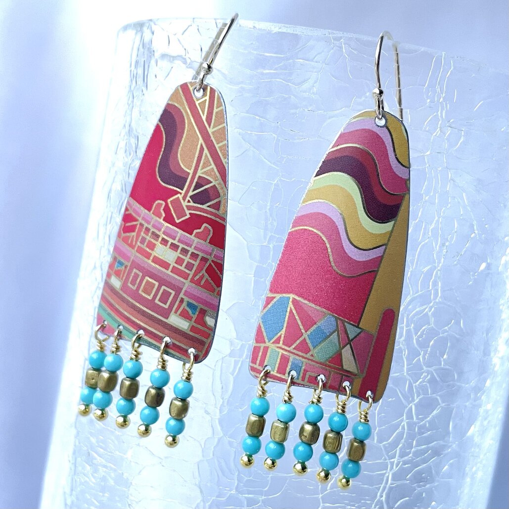 Recycled Tin Earrings