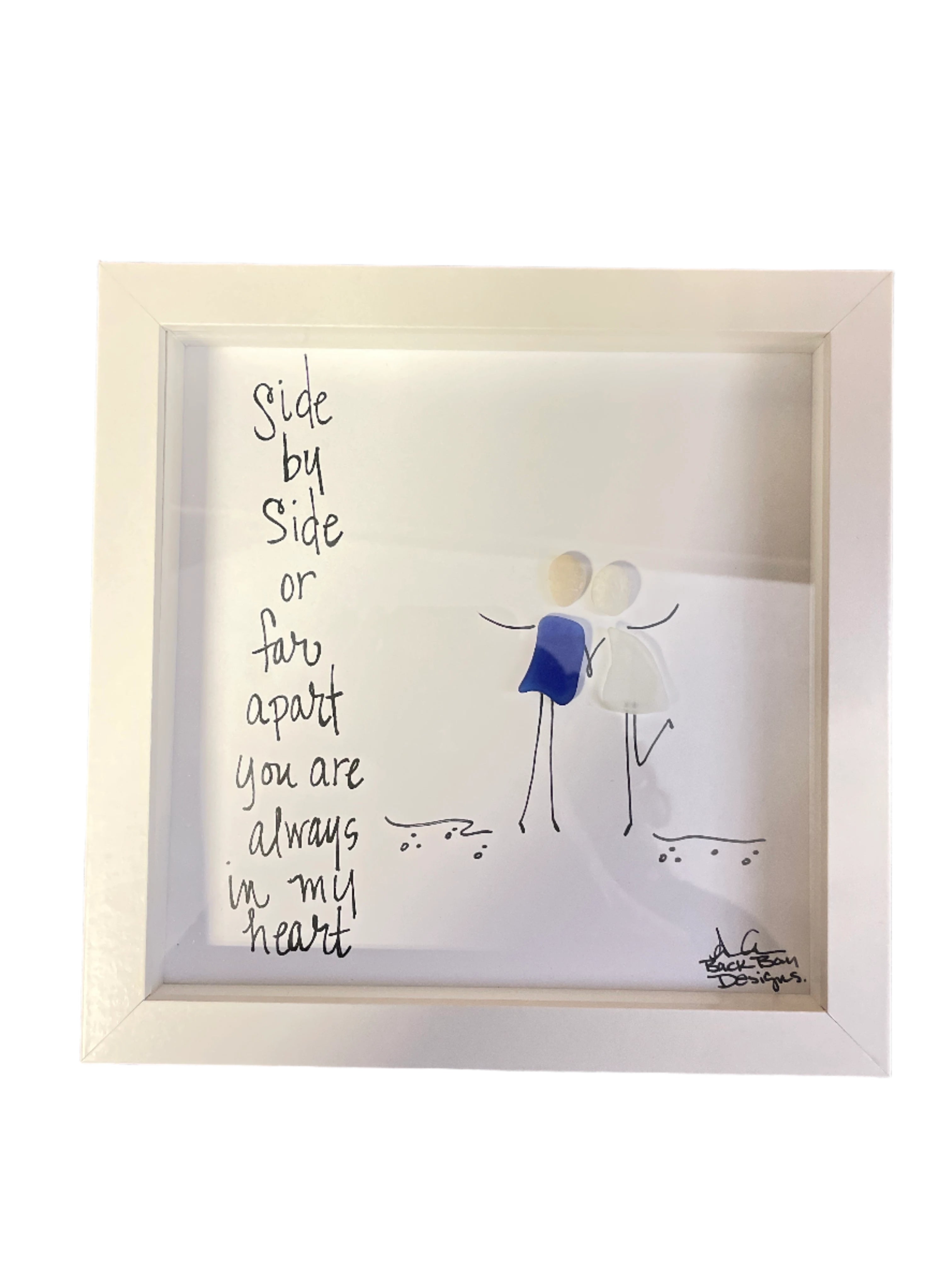 Sea Glass Art - Love Themed
