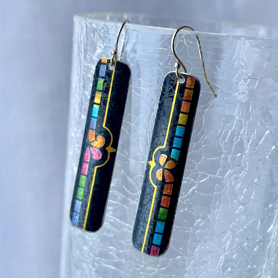 Recycled Tin Earrings
