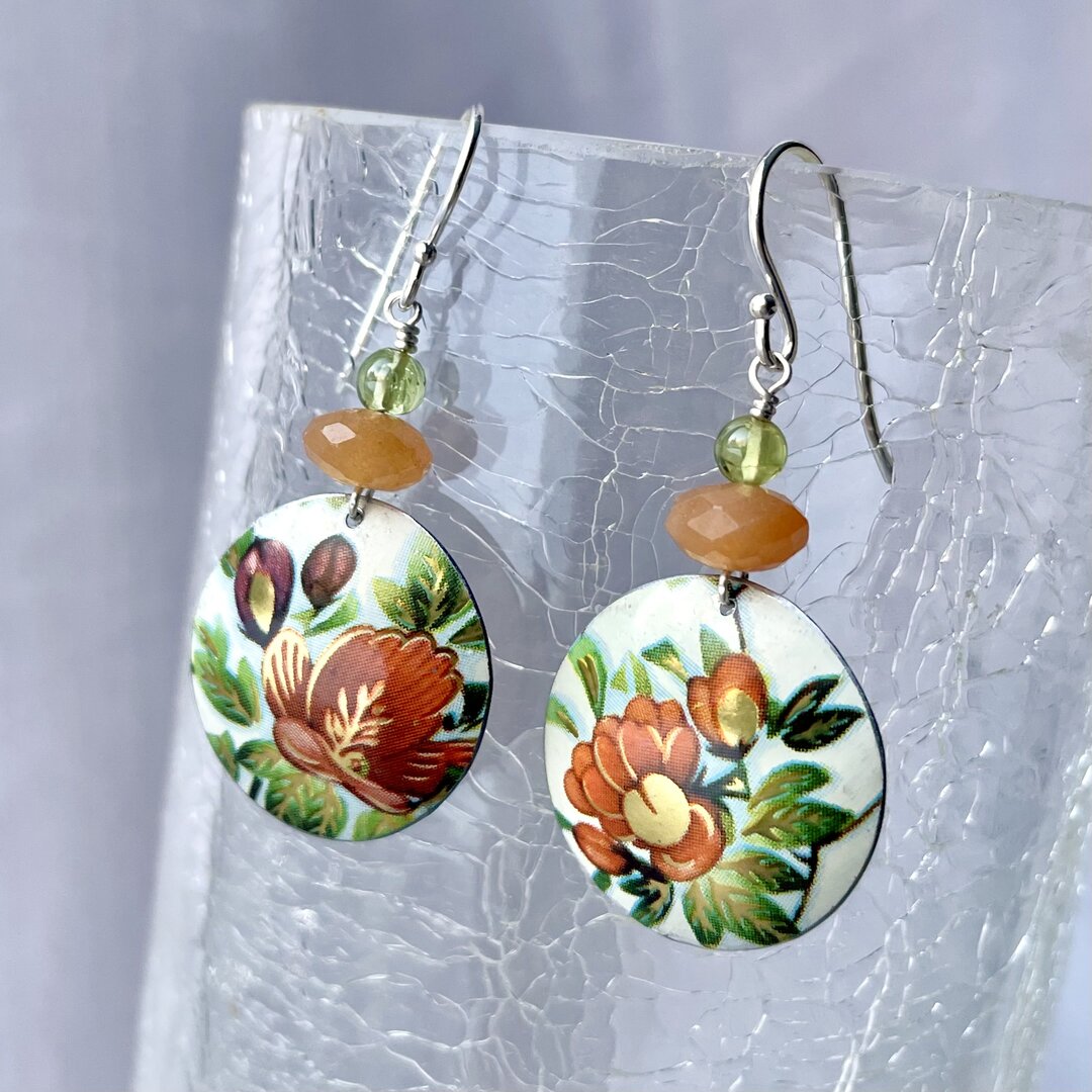Recycled Tin Earrings