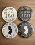 Round NJ-Themed Fridge Magnet