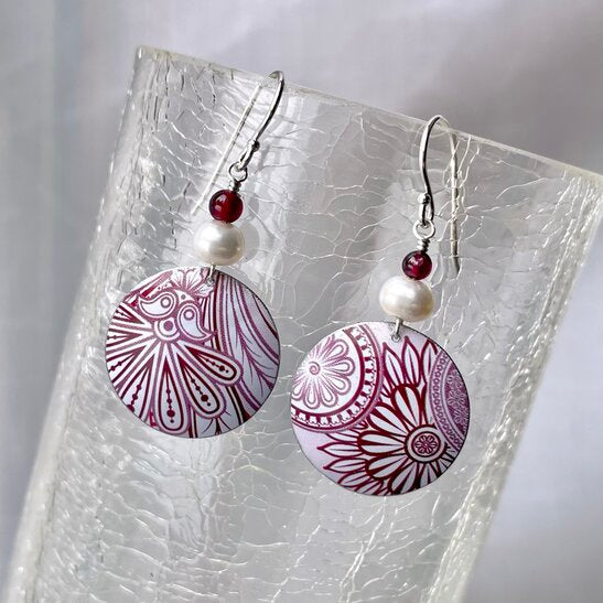 Recycled Tin Earrings
