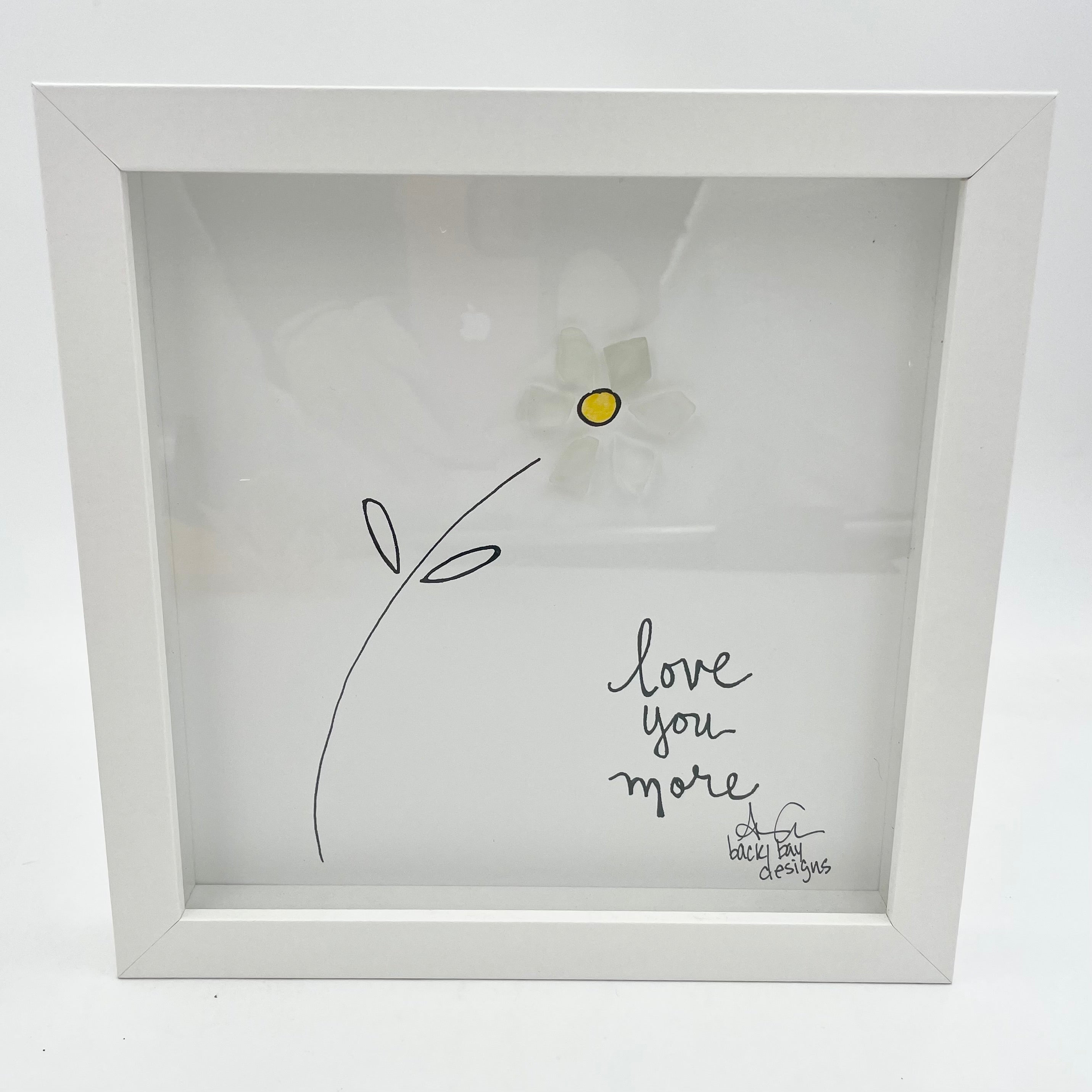 Sea Glass Art - Love Themed