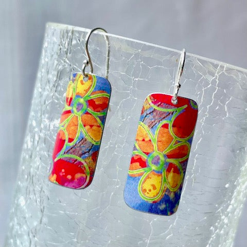 Recycled Tin Earrings