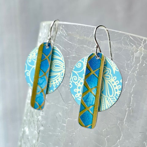 Recycled Tin Earrings
