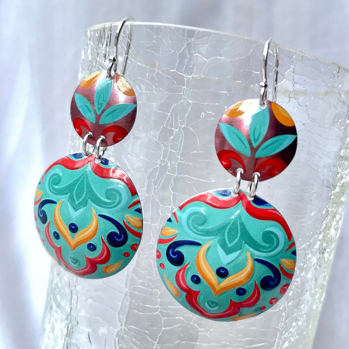 Recycled Tin Earrings