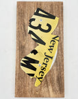 NJ License Plate Wall Hanging