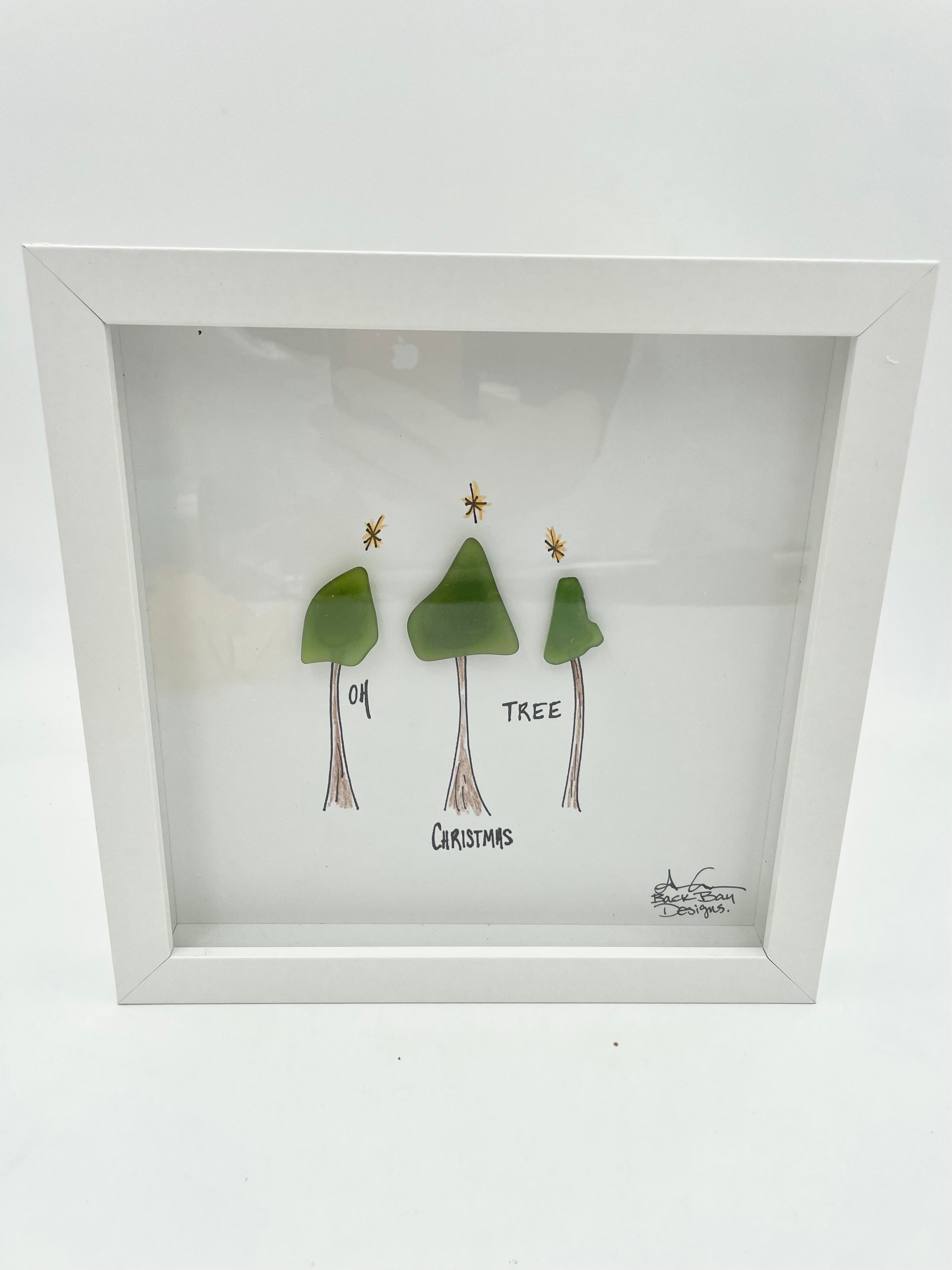 Sea Glass Art - Holiday Themed