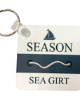 Beach Tag Key Ring