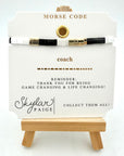 Morse Code Tila Bracelet