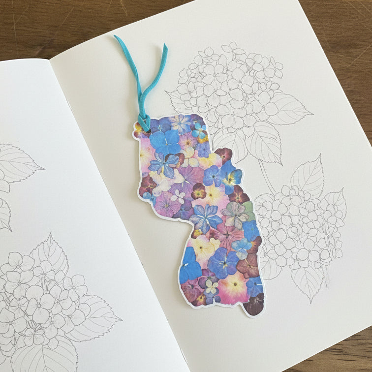 Pressed Flower Print - Paper Bookmarks