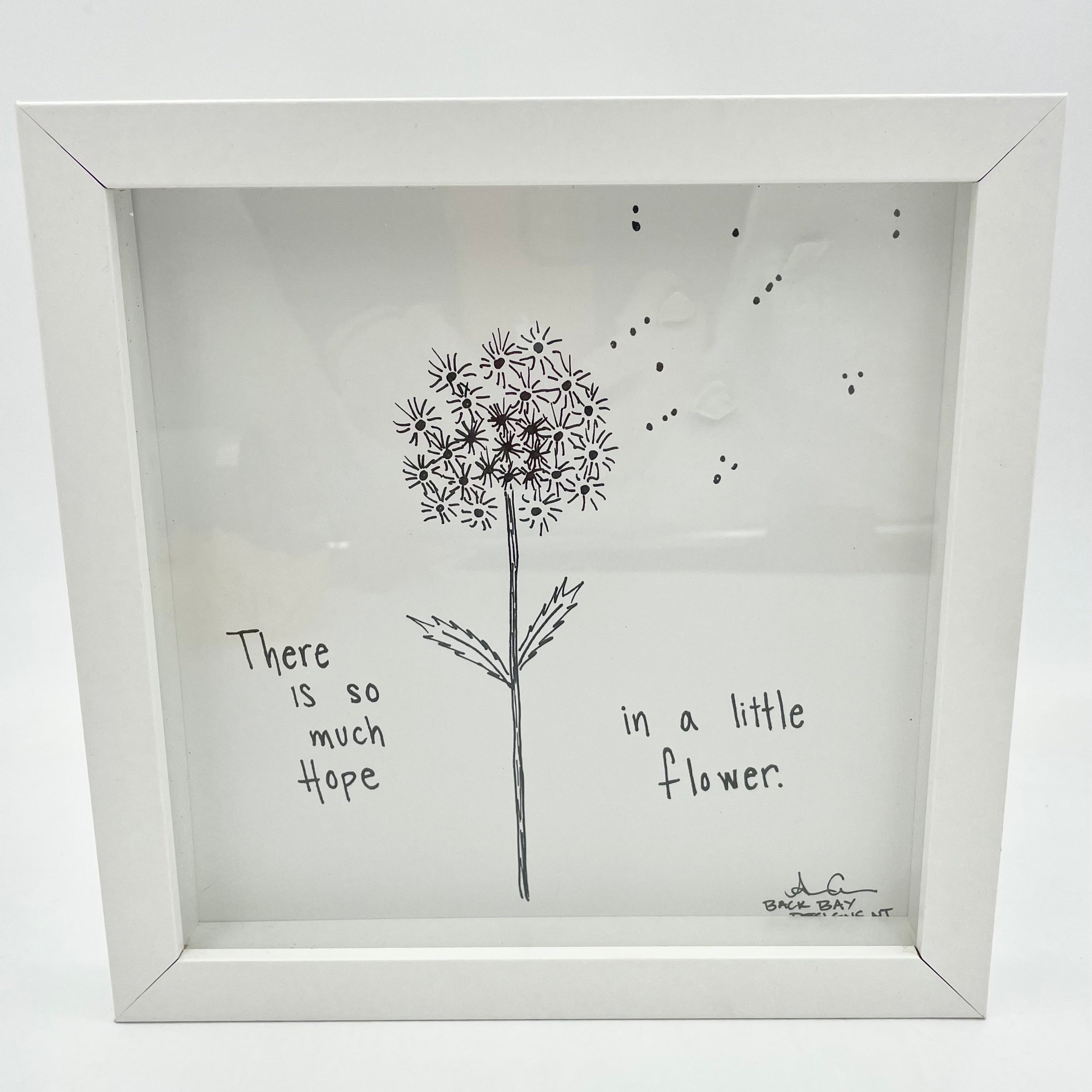 Sea Glass Art - Plant Themed