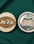 Engraved Disk Bottle Openers - Jersey and Sports Themed