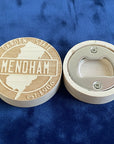 Engraved Disk Bottle Openers - Towns