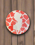 Round NJ-Themed Fridge Magnet