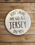 Round NJ-Themed Fridge Magnet