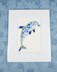 Matted Signed 8" x 10" Pressed Flower Prints