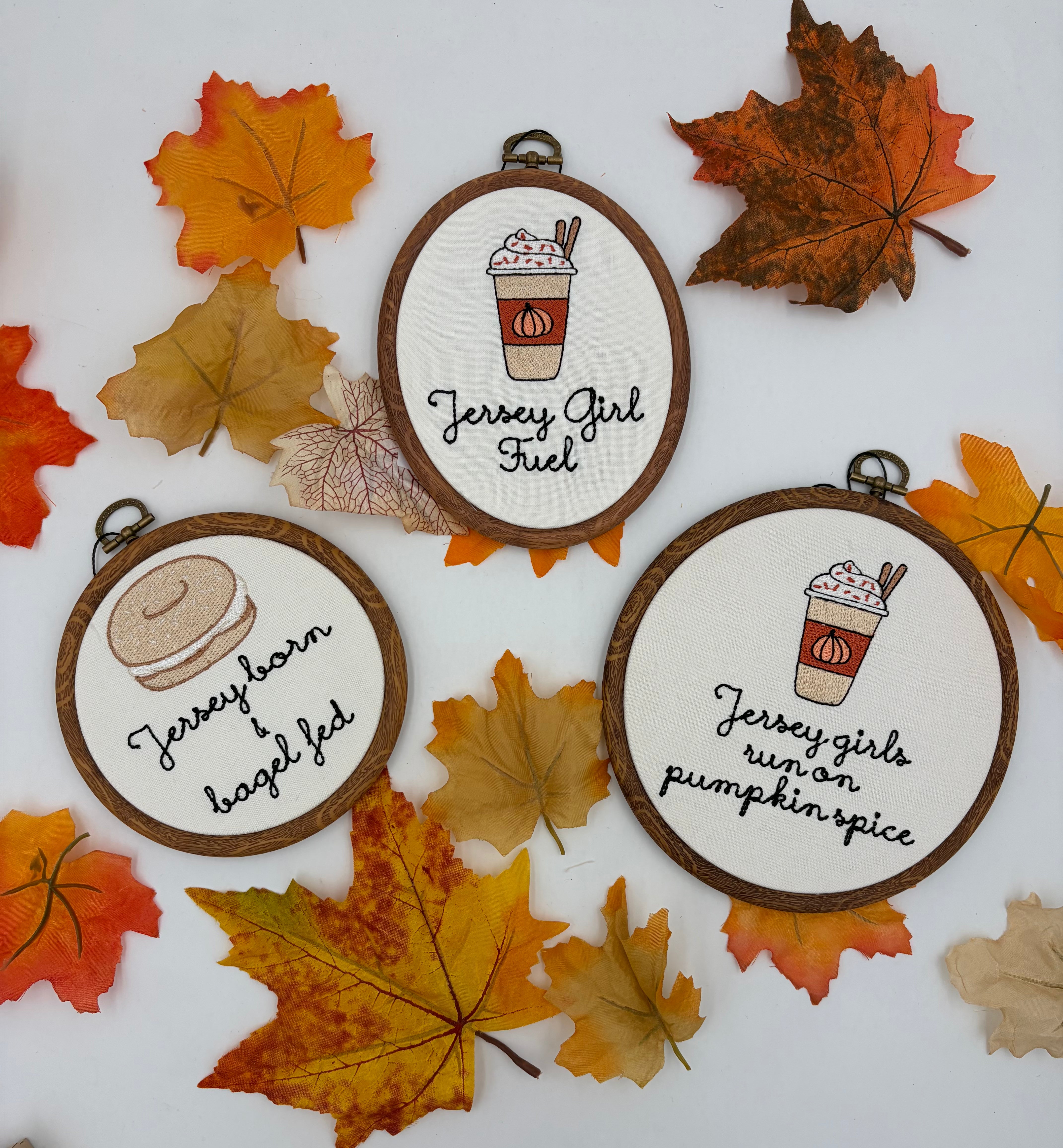 Jersey Girl Fuel Embroidery Hoop