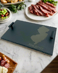 12" Slate NJ Cheese Platter