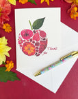Pressed Flower Collage Greeting Cards