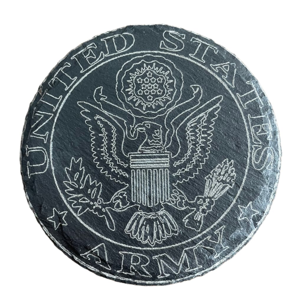 Armed Forces Slate Coaster - Army - Home &amp; Lifestyle