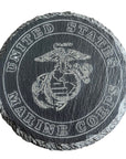 Armed Forces Slate Coaster - Marines - Home & Lifestyle