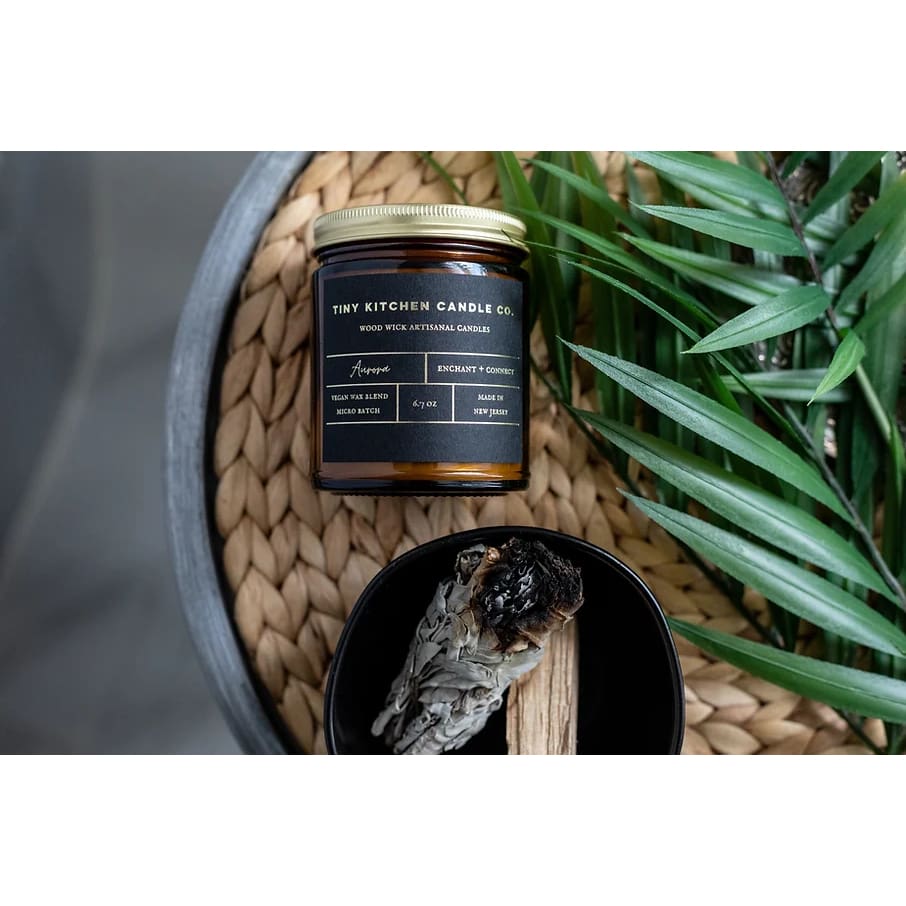 Artisanal Wood Wick Candles - Aurora - Candles