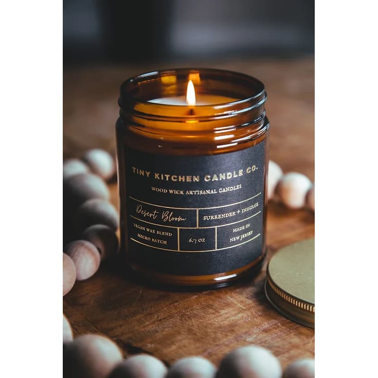 Artisanal Wood Wick Candles - Desert Bloom - Candles