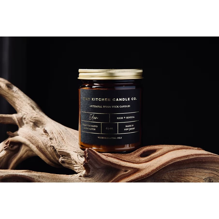 Artisanal Wood Wick Candles - Eden - Candles