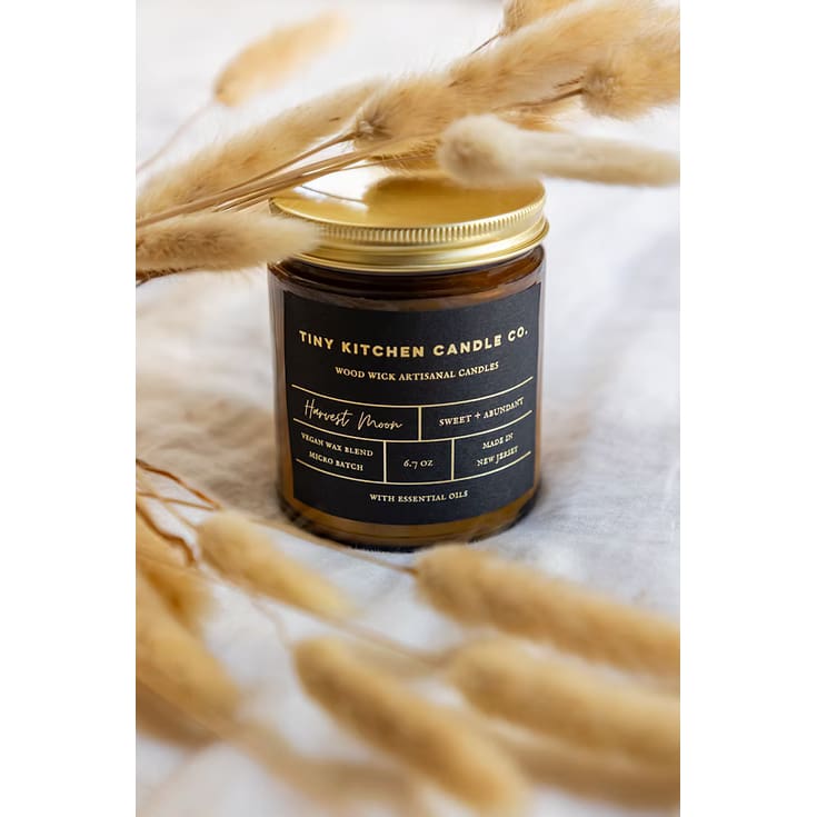 Artisanal Wood Wick Candles - Harvest Moon - Candles
