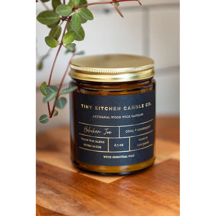 Artisanal Wood Wick Candles - Hoboken Joe - Candles