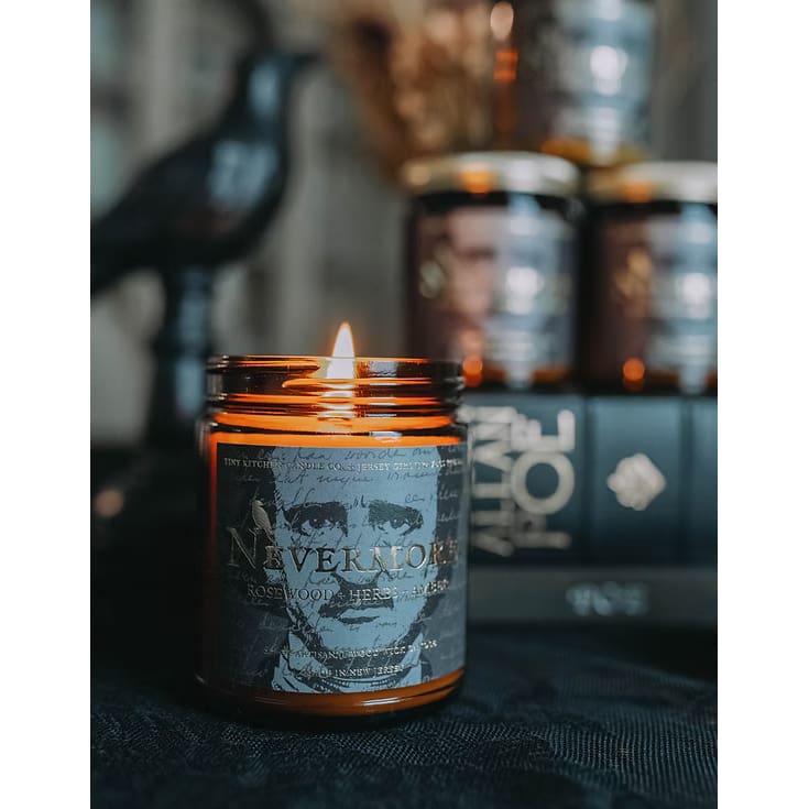 Artisanal Wood Wick Candles - Nevermore - Candles