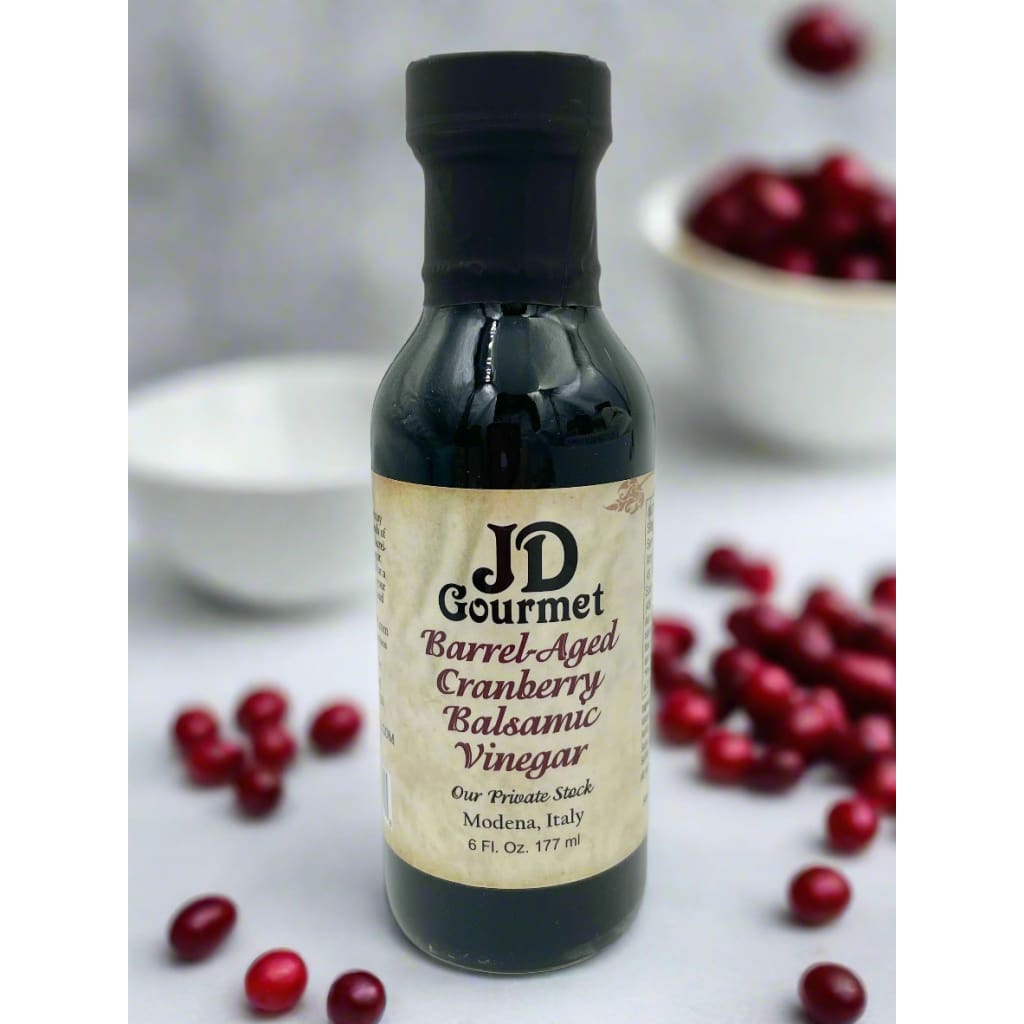 Barrel-Aged Balsamic Vinegar 6oz. - Cranberry Balsamic - Good Eats
