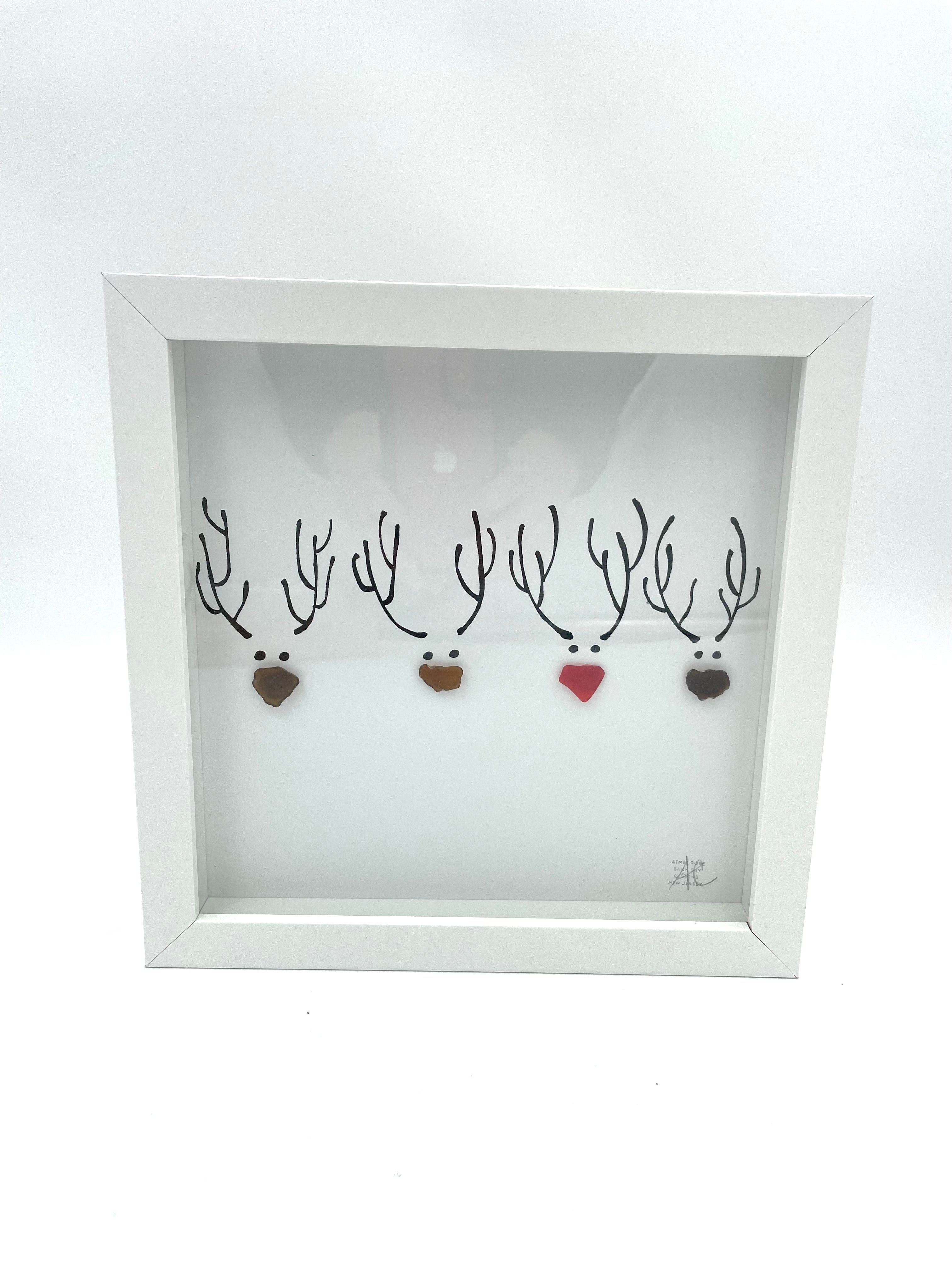 Sea Glass Art - Holiday Themed