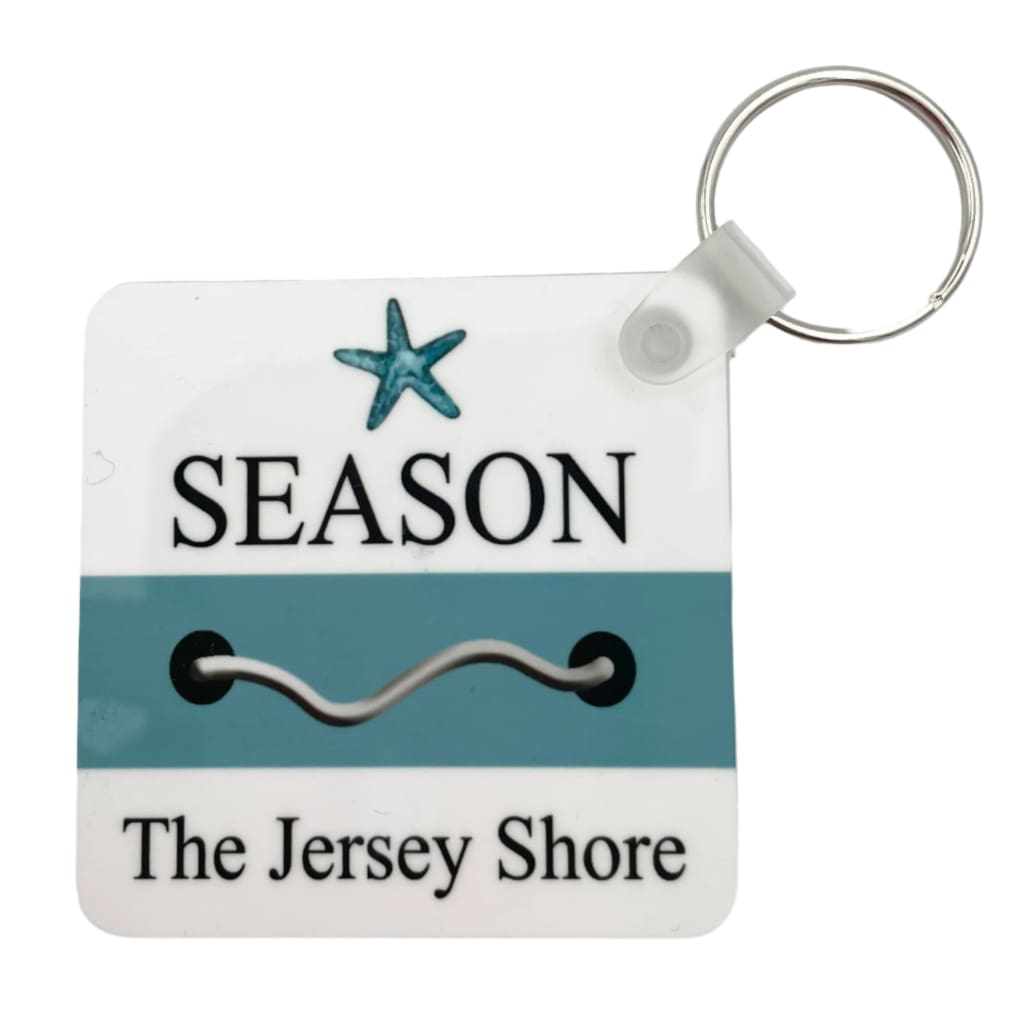Beach Tag Key Ring - Jersey Shore - Home &amp; Lifestyle