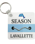 Beach Tag Key Ring - Lavallette - Home & Lifestyle