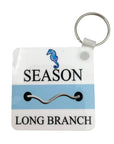 Beach Tag Key Ring - Long Branch - Home & Lifestyle